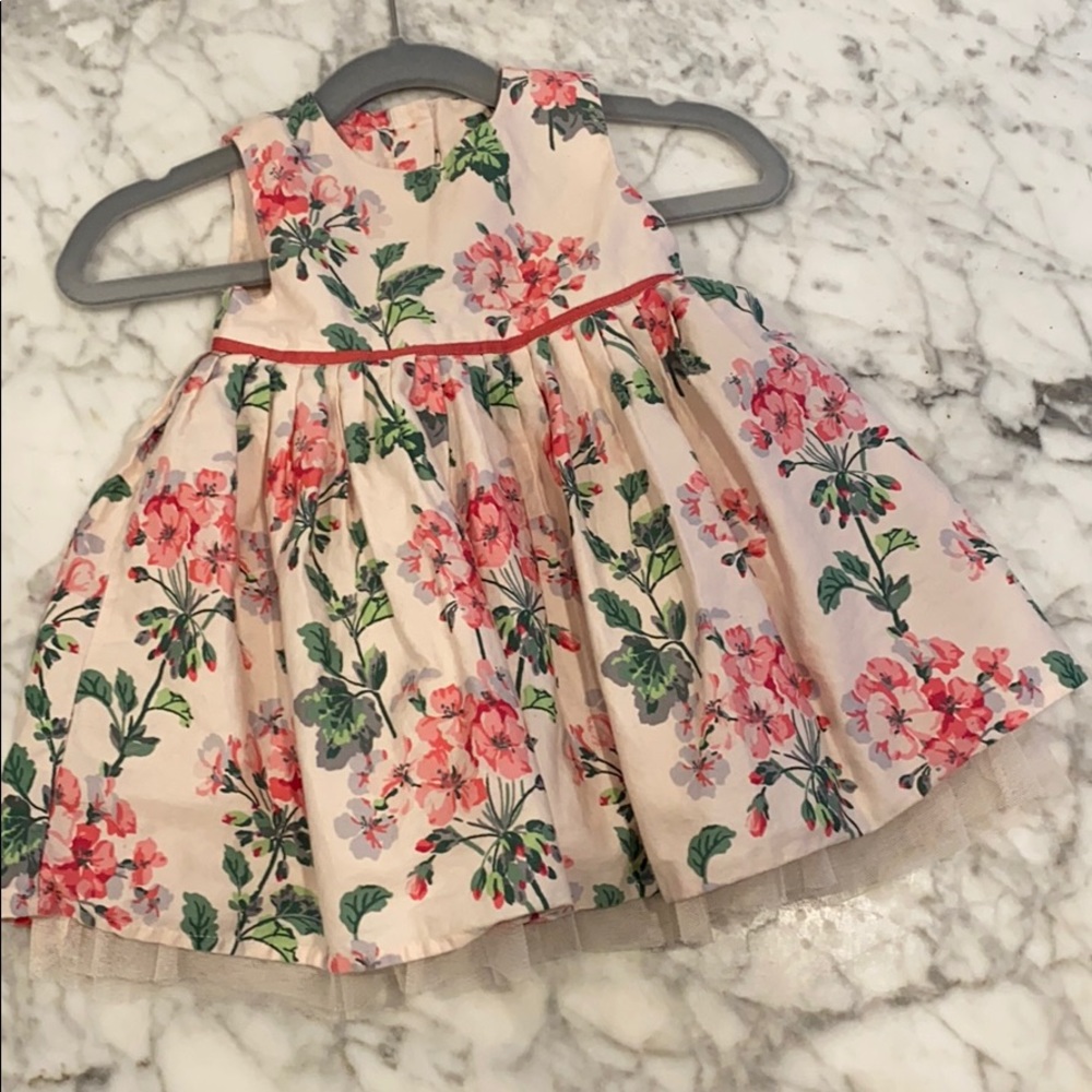 M & S London 6-9 month floral dress